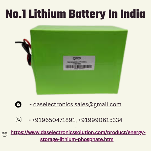 daselectronics1's tweet photo. Who Is The No.1 Lithium Battery Manufacturer In India?

Das Electronics Solution is the number one Lithium Battery manufacturer in India. 

Email- daselectronics.sales@gmail.com
Call Us- +919650471891, +919990615334
Visit- https://t.co/EETHbU6ALf https://t.co/Cm6656NYjd