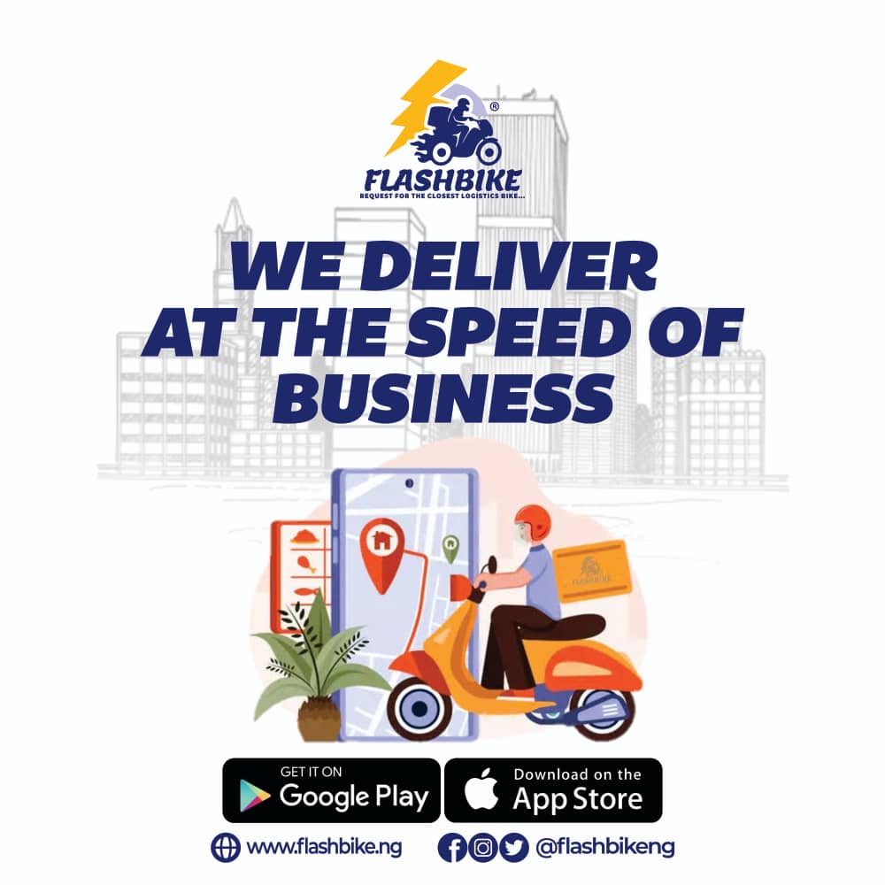 flashbikeng's tweet photo. FlashBike is your No 1 bike logistics company that you can rely on 💯.

We deliver at the speed of business in a 'Flash'.

Whatever your package is and wherever you are in Lagos, we are more than capable to meet your demands. 👍👍👍 https://t.co/EAED0uU3u9