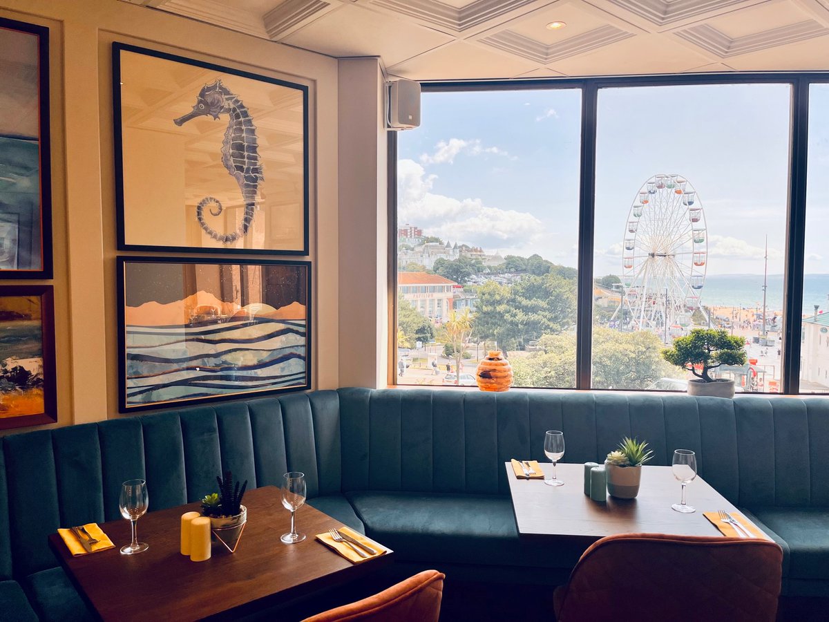 B2BBournemouth's tweet photo. Why not enjoy the stunning food and views at the new Elevate Brasserie and Bar. #beachvibes #bhlive #bournemouth https://t.co/EHjMd7bqzB