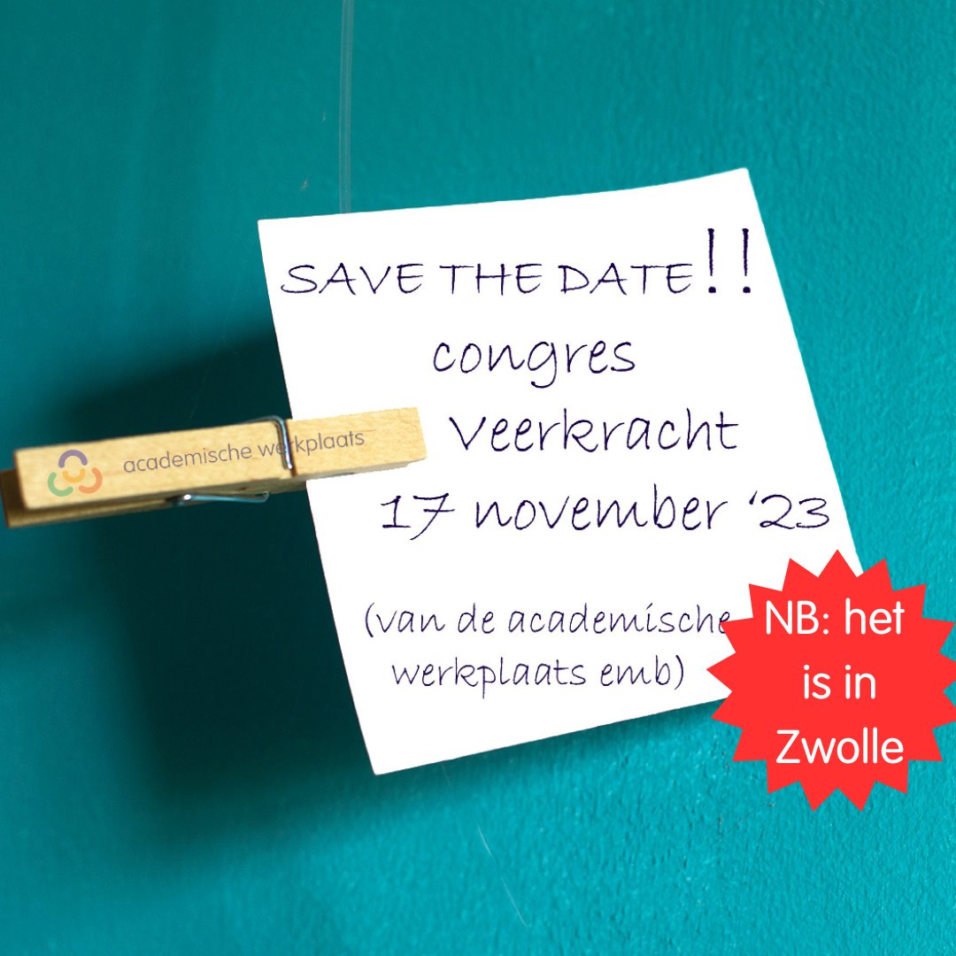 Save the date!! We organiseren een heerlijk congres en we weten zeker dat je deze niet wilt missen!  17 november, Zwolle. #emb #zevmb #congres #savethedate