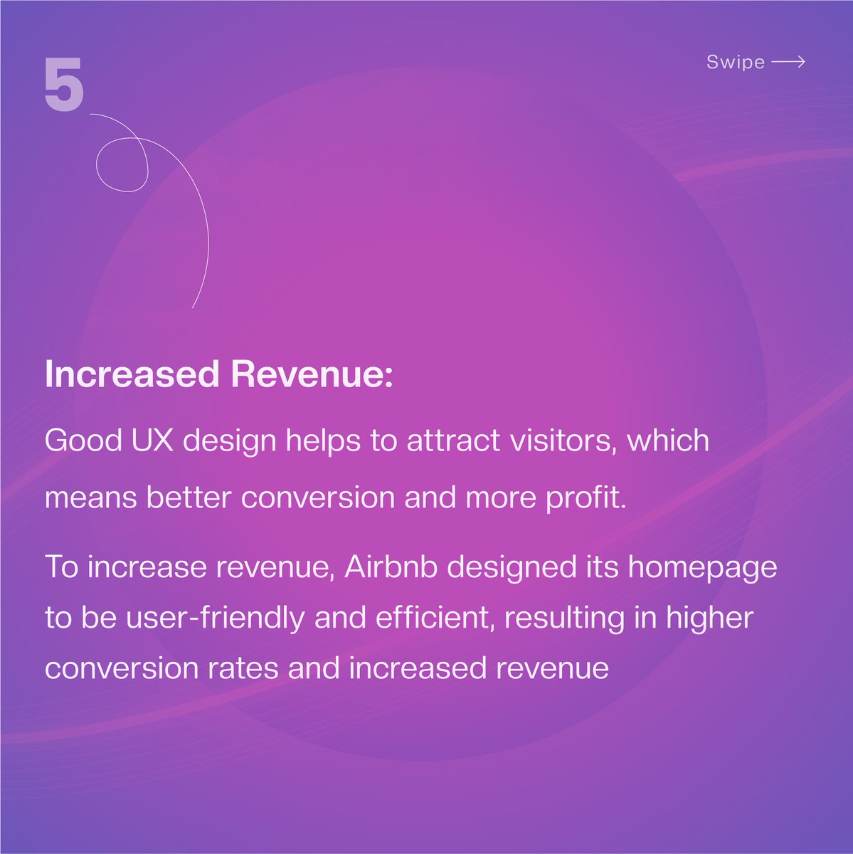 crazydesstudio's tweet photo. 5/ Increased Revenue

#DesignThinking #UserInterface https://t.co/dPOzEkX7mo