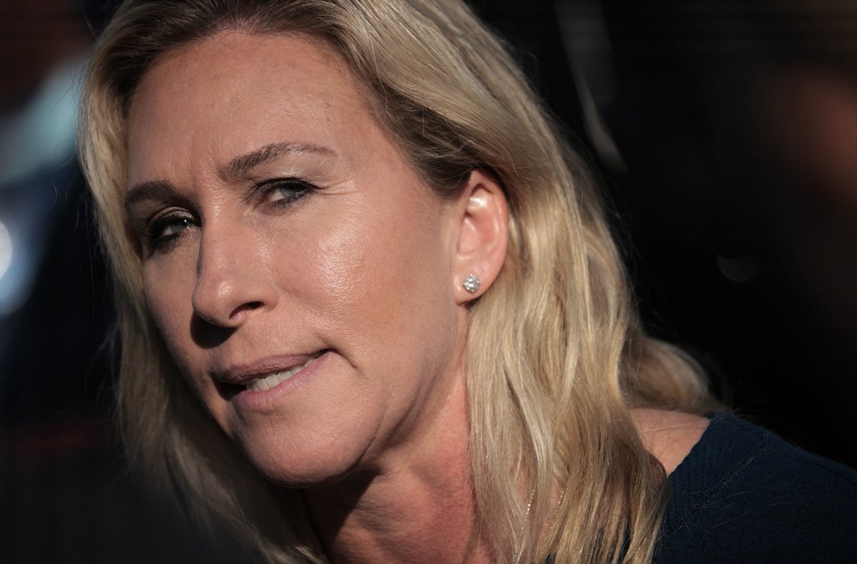 joncoopertweets's tweet image. Marjorie Taylor Greene is the lowest of low-life scum. A piece of dog shit stuck to the bottom of my shoe has more human value than her.