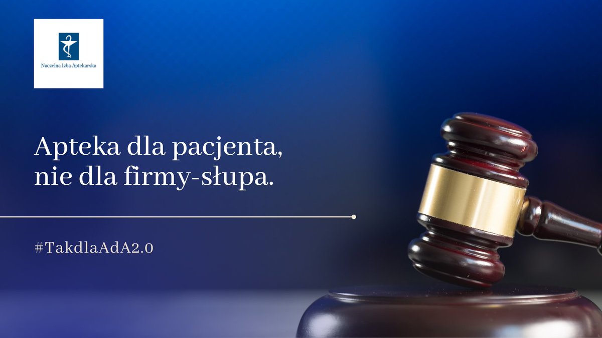 Apteka powinna być dla pacjenta, nie dla firmy-słupa! 🏥💊 Dbamy o zdrowie i bezpieczeństwo naszych pacjentów, nie pozwólmy na nadużycia! 💪#TakdlaAdA2