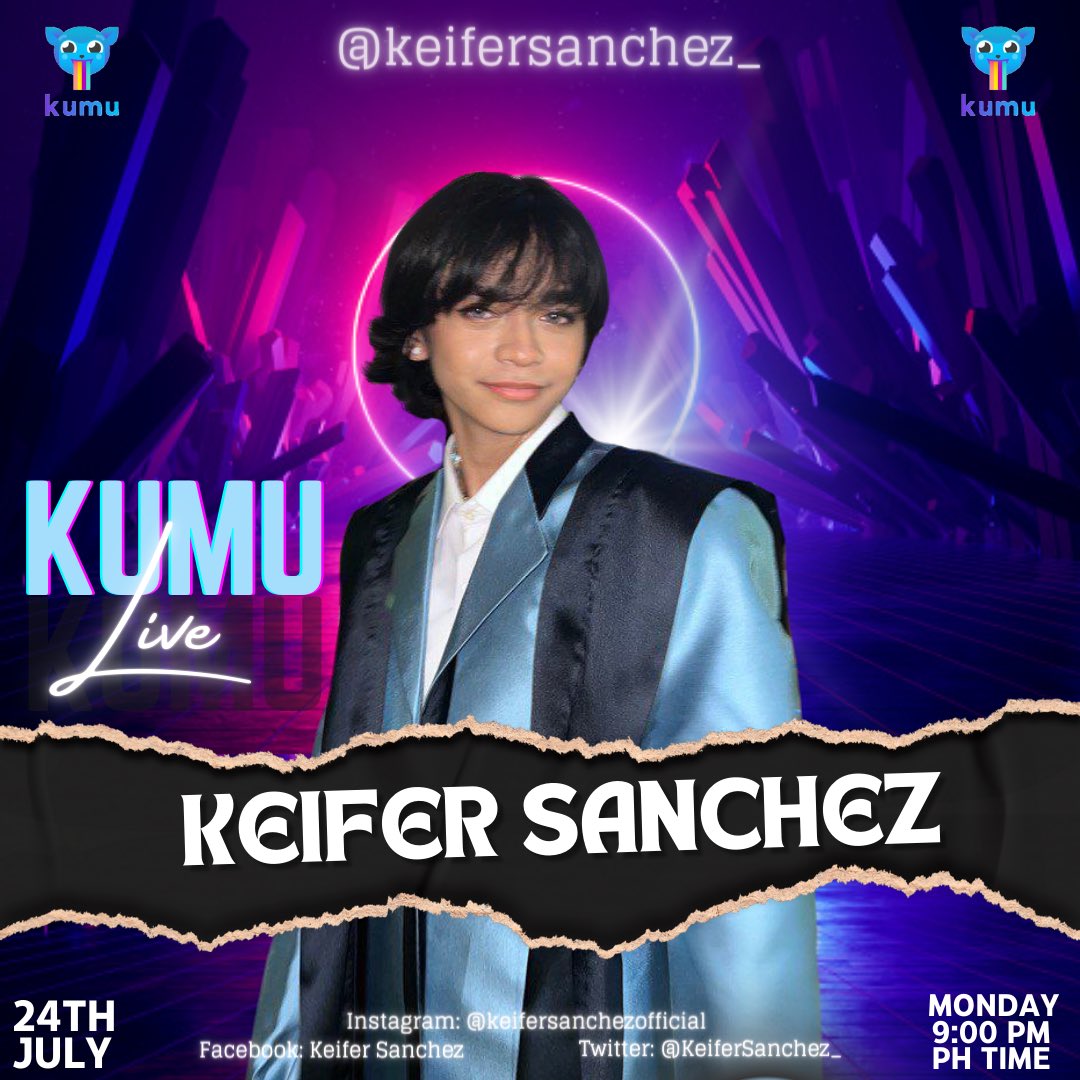 KeiferBelievers's tweet photo. It's another day of HARANA and CHIKA with him!🤩

@KeiferSanchez_ LIVE on Kumu
July 24, 2023 at 9:00 PM PHT

See you there, Fam!♥️

#KeiferSanchez 
#keiferbelievers 
#keiferbelieversinternational https://t.co/yjVdm6DPPu