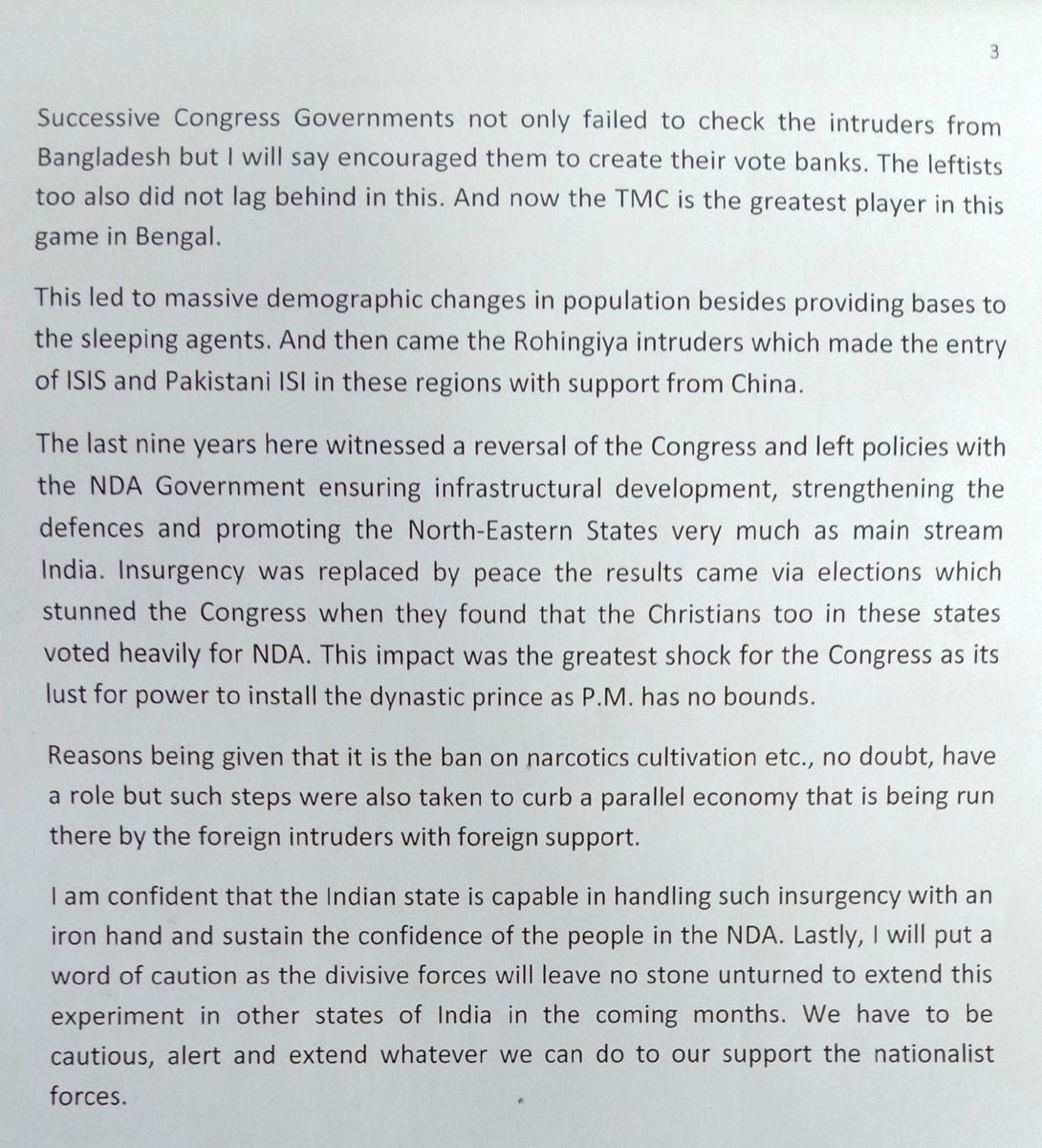 ProfKapilKumar's tweet photo. Why Manipur Burning ? Read my analysis with a historical background from 1944 onwards when the same Meities , Kukis, Nagas & others supported INA & Netaji ! What Nehru did to Eastern states ?
Do MY LORDS know this history ! Things dont flame up in a day ! Its an organised, planned violence - a trailer for more to come in other parts engineered by Soros agents, China & ISI with help of Rohingyas & Bangladeshi intruders settled by previous governments in the entire North -eastern states!
@PMOIndia @AmitShahOffice @BJPManipur @Pushpendraamu @anujdhar @dineshgautam1 @SushantBSinha @sucherita_k @navikakumar @NIA_India