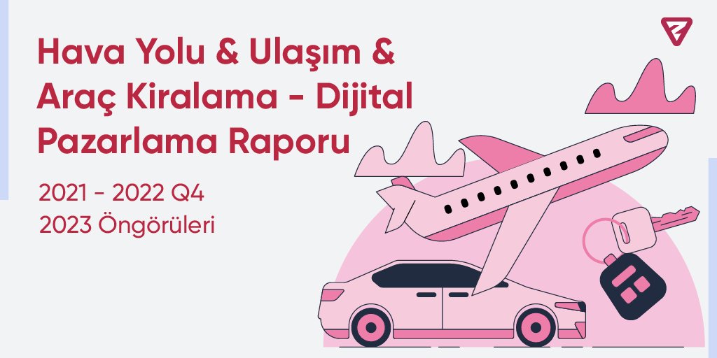 zeoagency's tweet photo. ✈️ Hava Yolu & Ulaşım & Araç Kiralama sektörleri kapsamında hazırladığımız dijital pazarlama raporumuzu incelemiş miydiniz? 🚗 Sektörün önde gelen web sitelerinin çeyreklik bazda trafik değişimlerini ve anahtar kelime trendlerini detaylı şekilde ele aldığımız raporumuza göz atmak için 👉 https://t.co/VbOXjzD2ya 

#HavaYolu #Ulaşım #AraçKiralama #SektörRaporu #Zeo