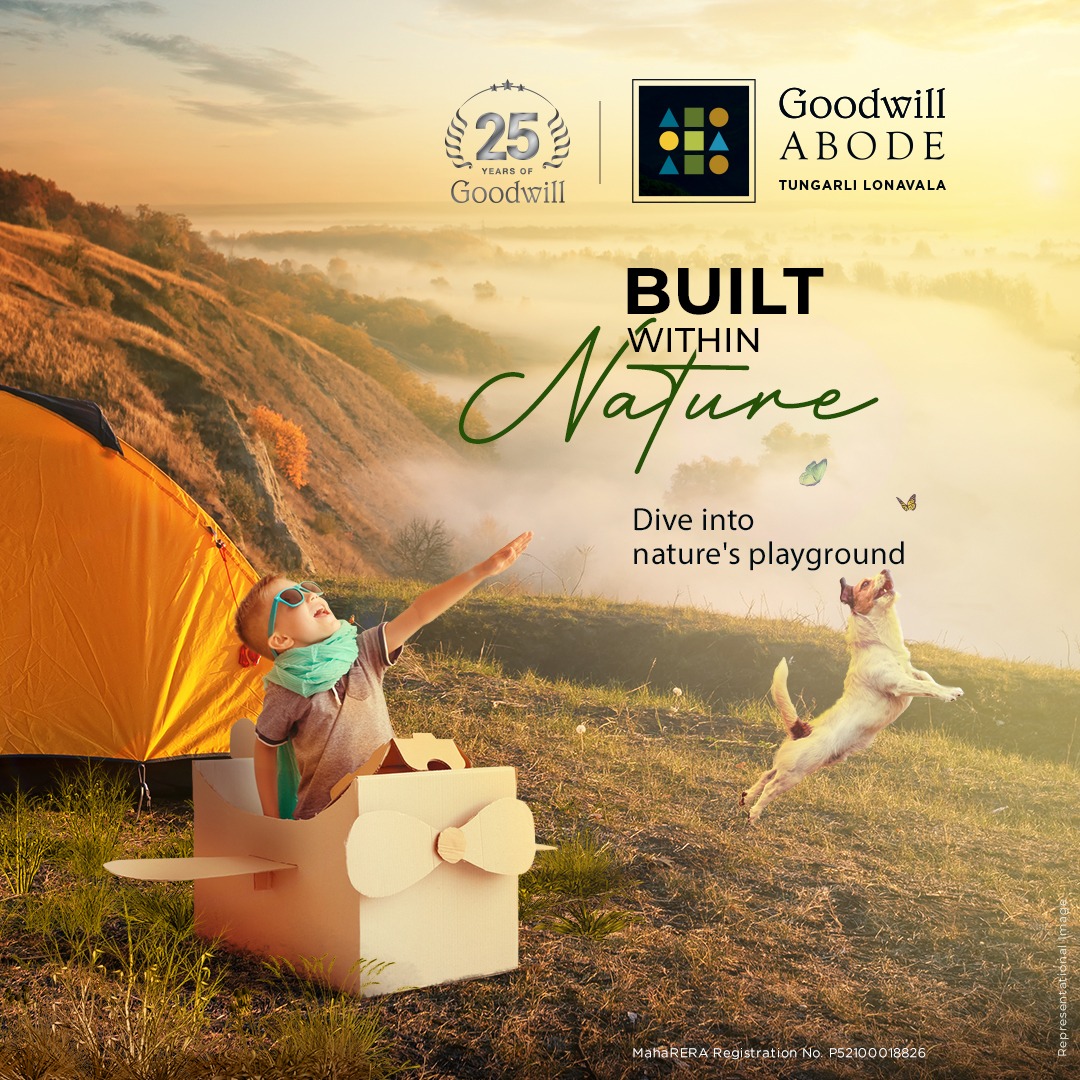 Goodwill_Develo's tweet image. A place to play with your kids as well as a place to work on yourself. 
Find the perfect balance between work and play, right here at Goodwill Abode.

goodwillabode.com or Call +91 8050014014

#goodwill #abode #goodwilldevelopers #goodwillabode #tungarli #lonavala #premium