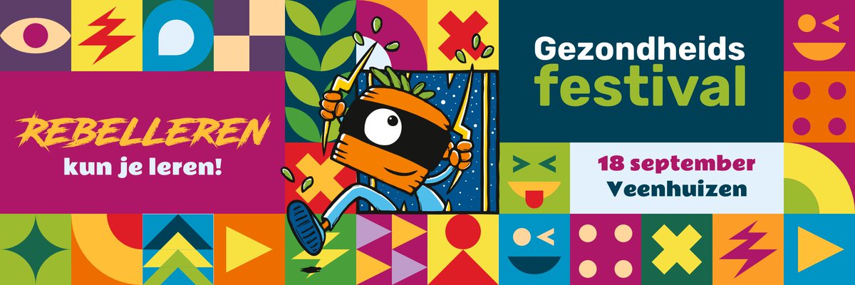 SAVE THE DATE📢
Op 18 september 2023 organiseren we in Veenhuizen het Tweede Gezondheidsfestival met als thema 'Rebelleren kun je leren' 

Meld je snel aan want de vorige keer was het bomvol! 
Klik de link ➡️festival.hinoord.nl
#meergezondejaren #healthyageing #gezondheid
