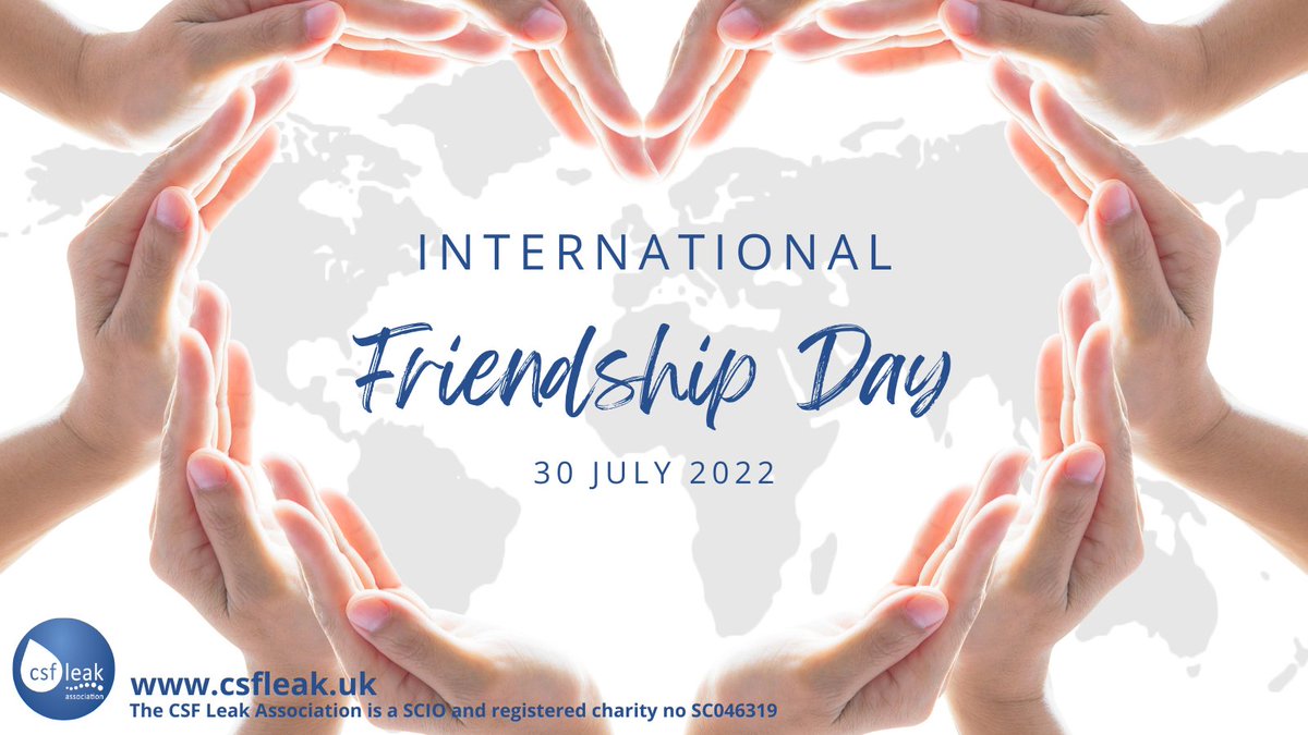 csfleakuk's tweet image. When you discover someone else with a CSF leak, an immediate bond is created. Friendships between &apos;leakers&apos; are very special. Let&apos;s celebrate the bonds and support between us all! #csfleak #SIH #spinalcsfleak
We are celebrating friendships with @spinalCSFleak and @SpinalCSFCanada