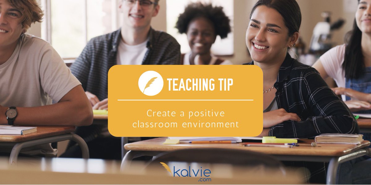 kalvielearning's tweet image. Value, respect, and support students. Celebrate achievements, foster collaboration, and give constructive feedback. Your belief in their abilities fuels their motivation to excel.

#Kalvie #TeachingTip #Storytelling #TeachingTips #StudyGram #PositiveEnvironment #Elearning #Tutors