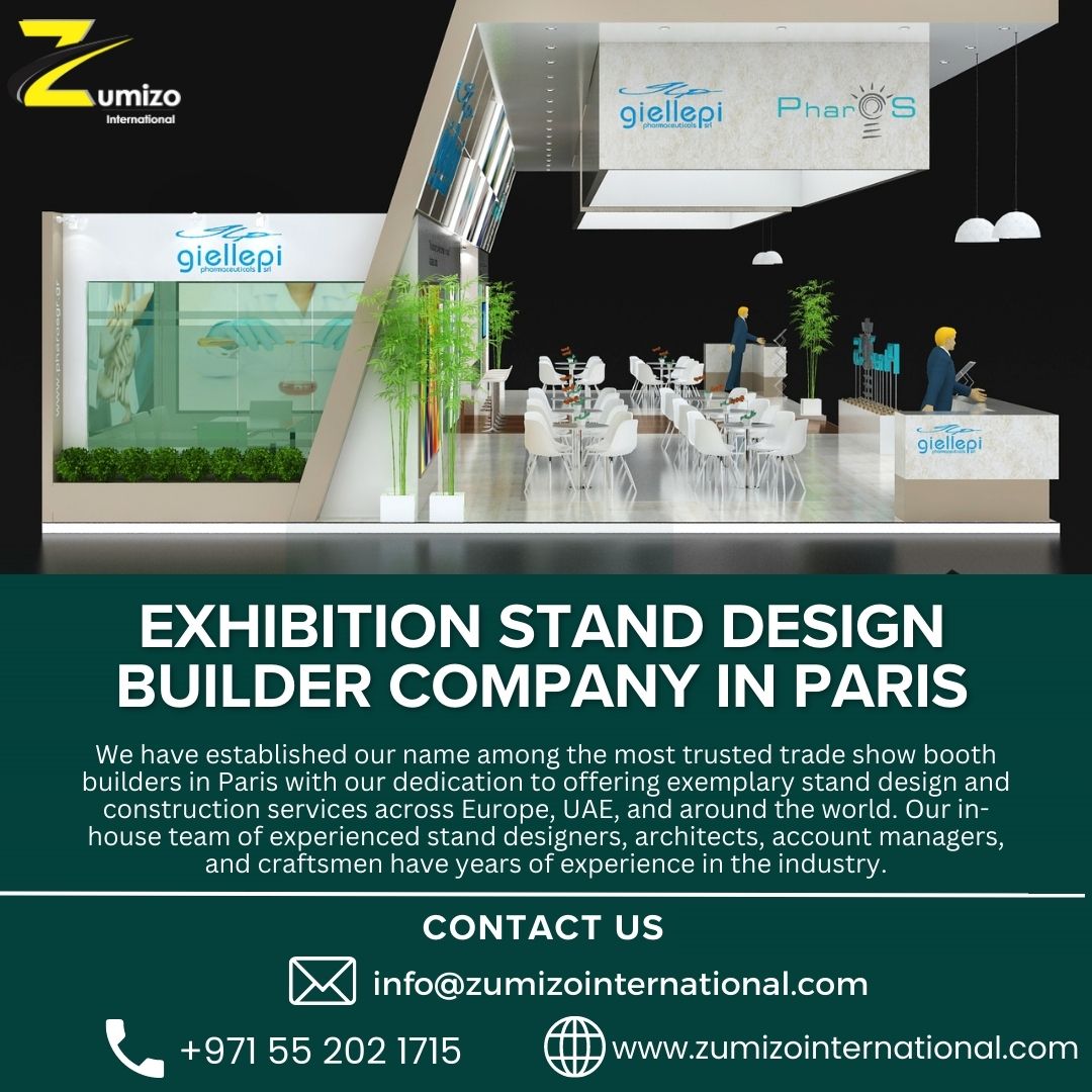 EzraZumizo's tweet image. Exhibition Booth Builders in Paris
We are one of the most trusted exhibition stand manufacturers in Paris that provides comprehensive stand services and solutions at a competitive price. 
#tradefair #exhibition #boothbuilder