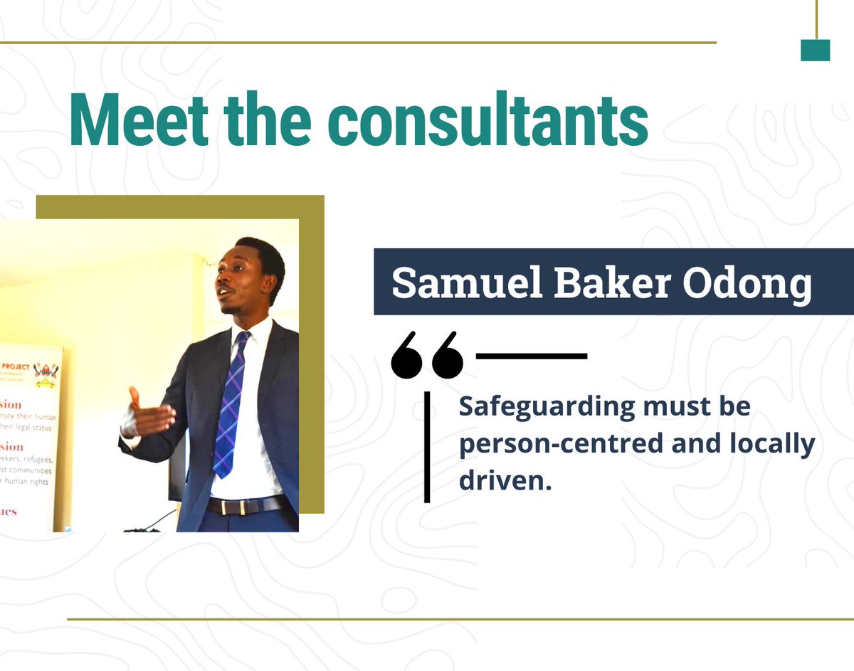 SafeguardingRSH's tweet photo. Have you used the RSH Safeguarding Consultants Directory, a database of organisations and individuals you can contract?

Meet Samuel Baker Odong (@odongsb), a consultant and investigator who believes in people-centred safeguarding.

Click here: https://t.co/4cRJe4mQN5 https://t.co/zu3ovVpRo3