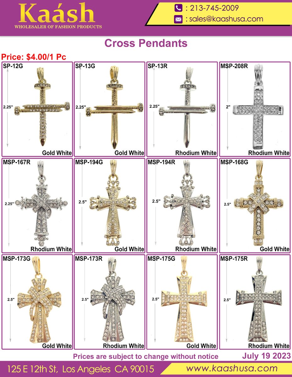 kaash_jewelry's tweet image. Cross Pendants

Elevate your style with our stunning collection of Cross Pendants! These timeless and elegant pieces are more than just accessories, they hold deep meaning and represent faith, hope, and love.

#CrossPendants #FaithJewelry #TimelessElegance #SpiritualSymbols