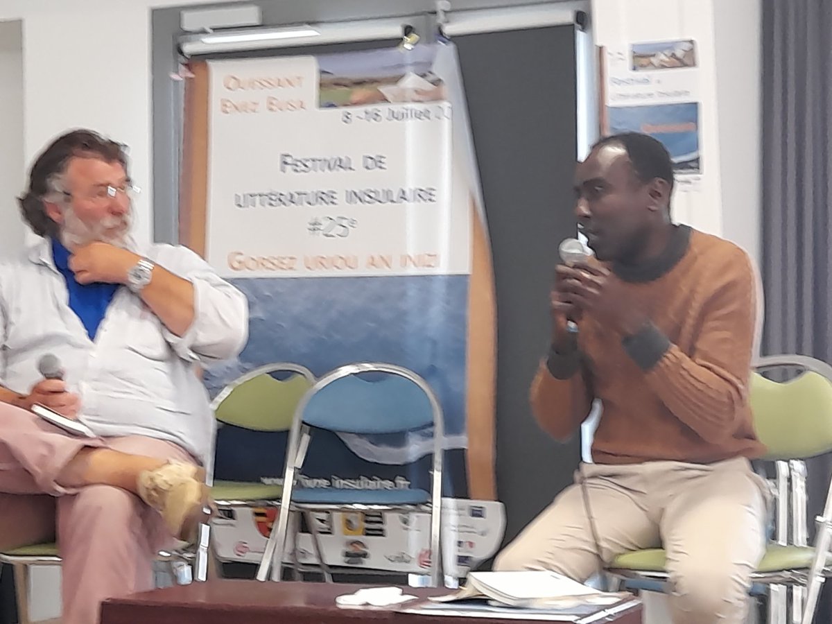 Festival du livre insulaire d'Ouessant. Rencontre autour de mon recueil Seins noirs, éditions <a href="/thalides/">Æthalidès</a>