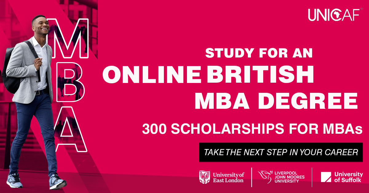 Take the next step in your career with one of 300 generous Unicaf scholarships to study online for a British MBA degree. 👉study.unicaf.org/3pMzuQQ . . . #Unicaf #scholarships #onlineMBA #BritishDegrees