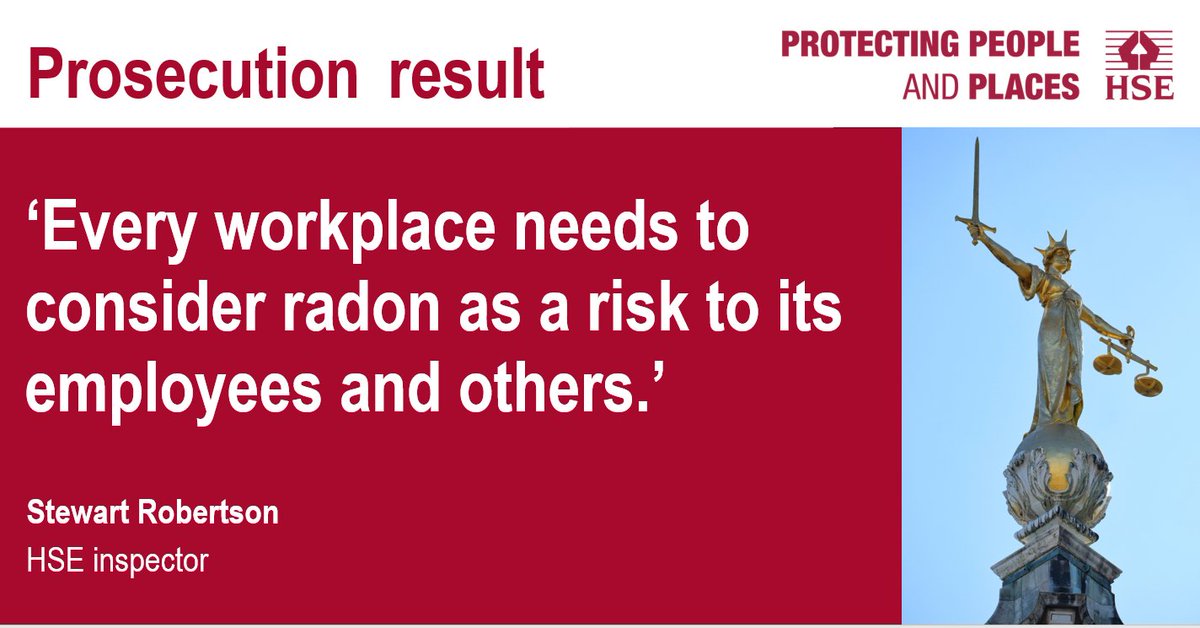 A private boarding school in Bath has been fined £50,000 after exposing two employees, five pupils, and two other children to high levels of radioactive radon gas. press.hse.gov.uk/2023/07/20/boa…