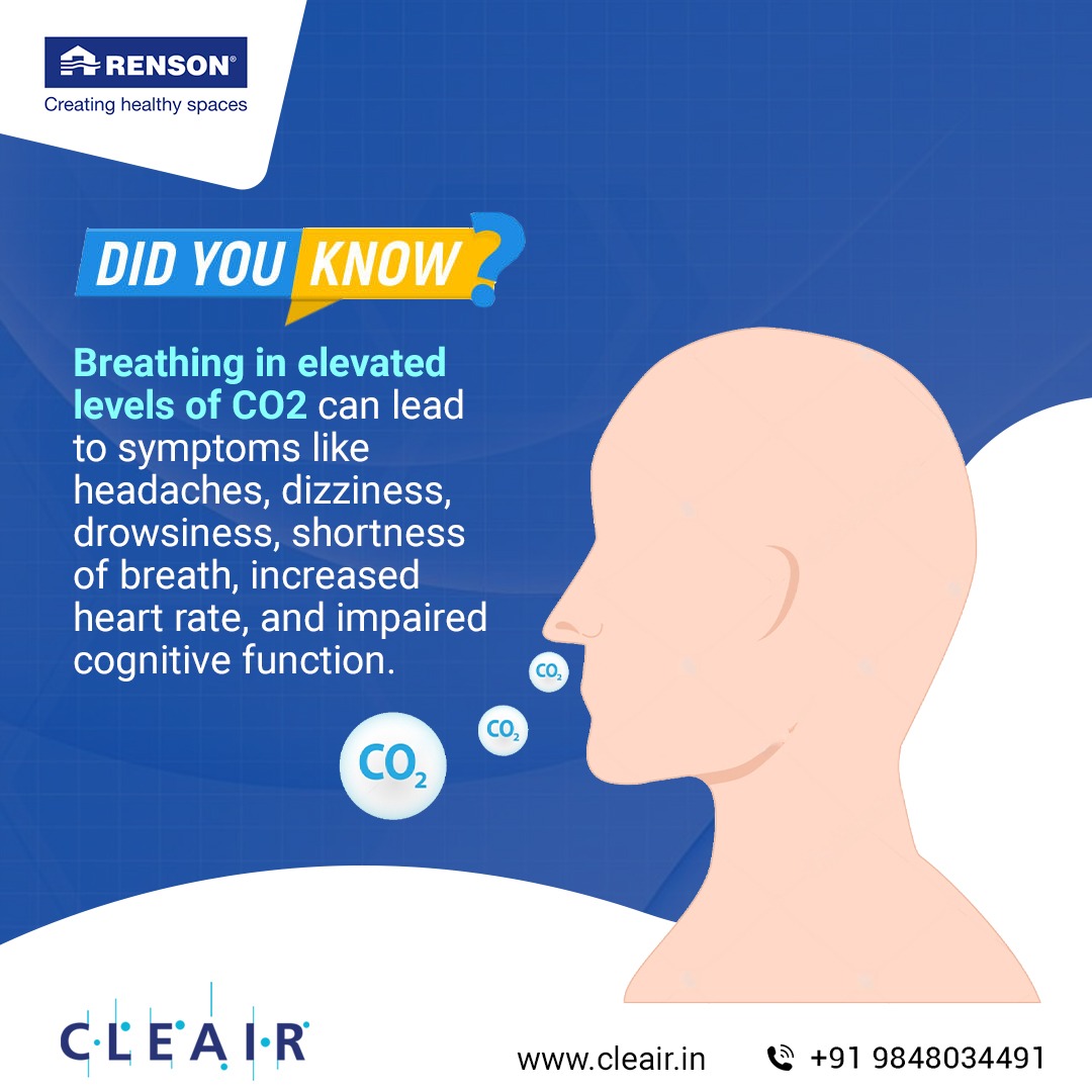 cleairvm's tweet image. Let's prioritize our health and create environments that let us breathe freely and feel our best! 

Ensure proper ventilation and fresh air in your spaces to reduce CO2 buildup and keep these symptoms at bay.
#didyouknow #breatheclean #freshairsystem #freshairventilation