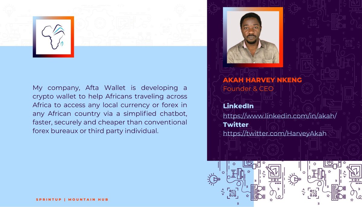 We‘ve decided it’s time for you to meet the startups in our venture studio and understand what they truly do.🤗 

Today, we want you to meet  @AftaWallet 

mountainhub.africa/mountain-hub-s…

#technology #startup #entrepreneurship #innovation #venturestudio #mountainhub