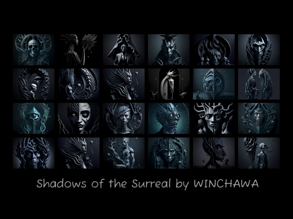 winchawa's tweet photo. LIVE >> Shadows of the Surreal @AsyncArt #programmableart
24 #darkart surreal artworks by Winchawa.
Updates each hour in a 24-hour cycle. #dynamicnft
👀👇
https://t.co/cj42znCm0E https://t.co/QA79a7rAVP