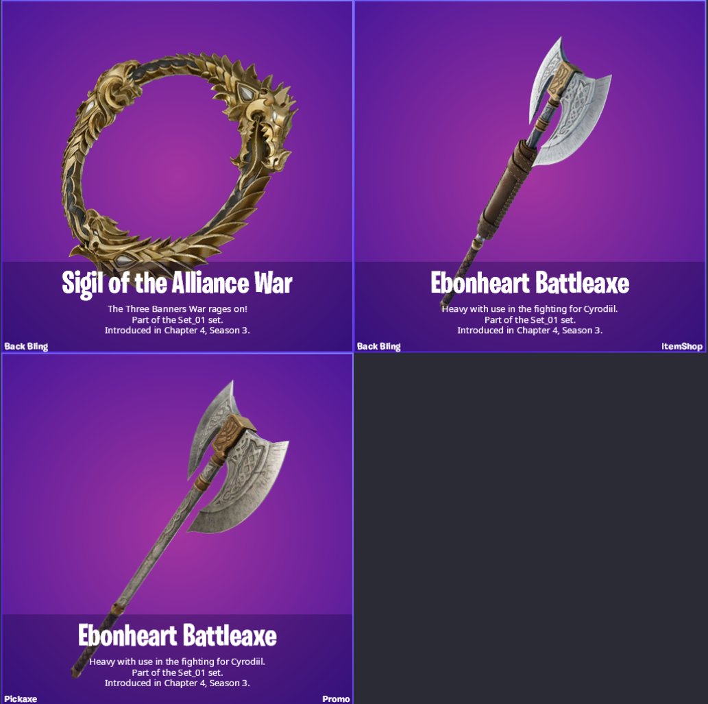 HYPEX On Twitter New Fortnite X Elder Scrolls Cosmetics The Pickaxes hypex-on-twitter-new-fortnite-x-elder-scrolls-cosmetics-the-pickaxes