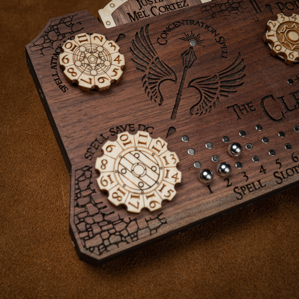 LaseroxInserts's tweet photo. #woodenaccessories #rpg #charactertracker
π Let me give you a closer look at the never-before-seen Character Tracker, the Cleric - the magical fruit of our collaboration with Paladin Woodworking!
βΉοΈ Find the link in the comments!
#crafting #ttrpg #woodwork #handmade https://t.co/m0cwFQ1ArA