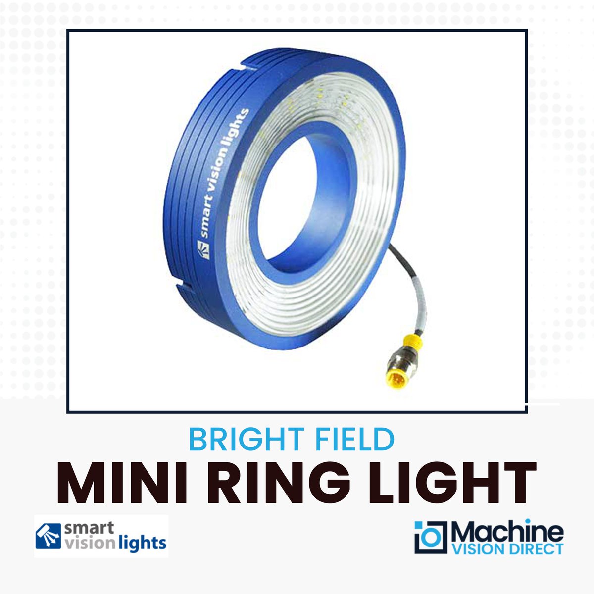 MVDirect's tweet photo. The biggest offering in the Mini Ring Light family that Smart Vision Lights has to offer: The RMX140 has multiple silicone lens options and a wide range of wavelengths, making it a versatile bright-field illumination option. https://t.co/1LMTi1s5ks