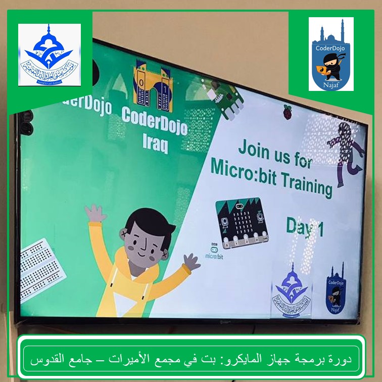 CoderDojoNajaf's tweet image. This month #CoderdojoNajaf was busy. We introduced online and In-person sessions, in total 12 sessions. Kids (7-12) learned to code with #Scratch and #Microbits.