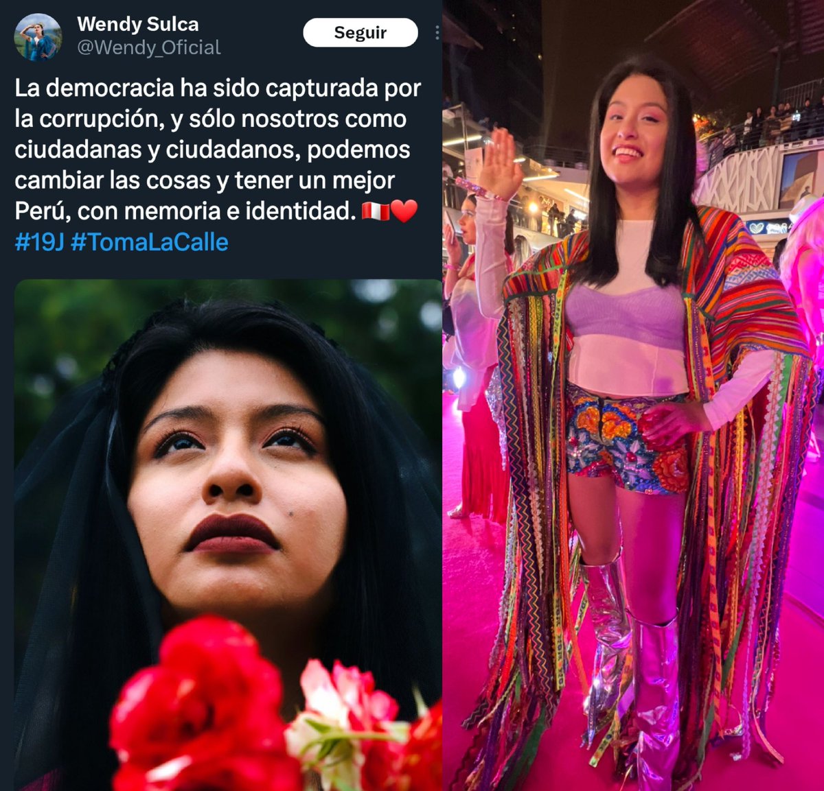 Azuzó a la gente a la "toma de Lima", mientras ella se iba a la "toma de fotos" en la avant premiere de Barbie en Larco Mar (zona pituca). Con ustedes Wendy Sulca, Una más que agarró de cojud0s a los taradignos.