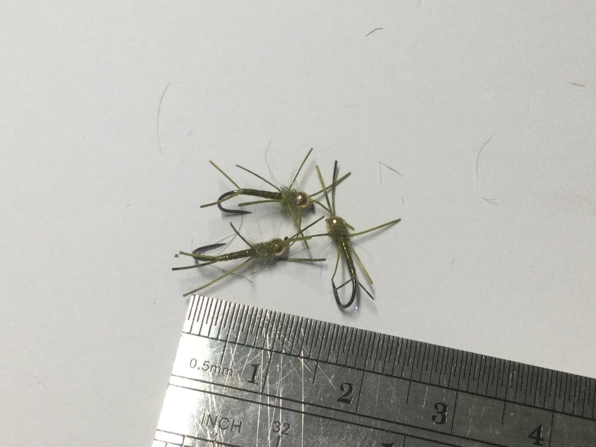 Today tying some small stonefly nymphs. Lots of leg movement tor imitation.