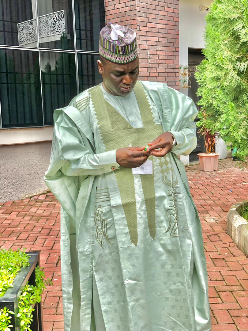 real_abdulgurin's tweet photo. Hon. Aliyu Boya Wakili @SardaunaMalabu is ready for today's plenary. https://t.co/l2TMU27SA7