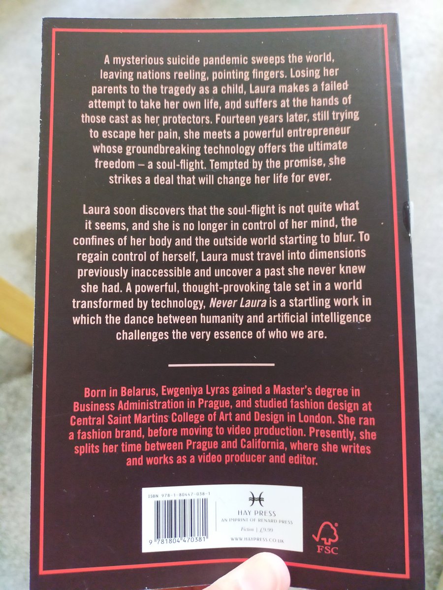 bookbloghannah's tweet photo. Book post: Never Laura by @EwgeniyaLyras
Thank you to Will @renardpress for sending me a copy.
#NeverLaura https://t.co/5JBDlUYooZ