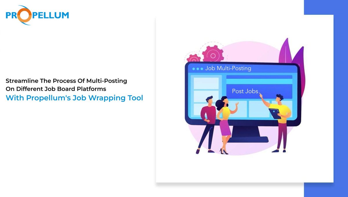 PropellumInfo's tweet photo. Propellum's job wrapping service automates the process of extracting and posting multiple job listings, saving time and effort for employers to duplicate job ads on different job board platforms individually!

#jobwrapping #propellum #jobboards #jobscraping #jobboard #thursday https://t.co/oRlZzXl2Gy