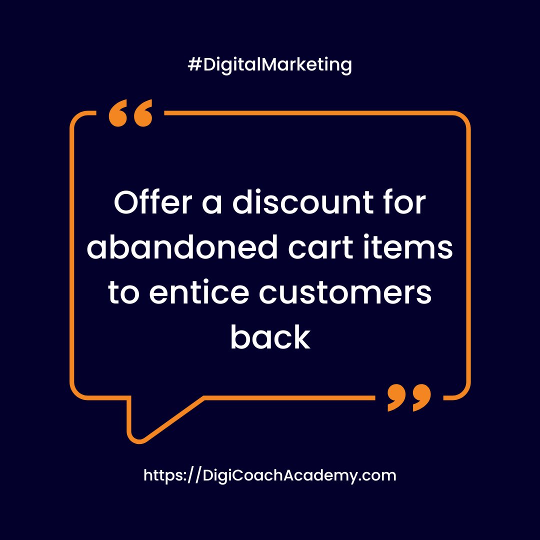 DigiCoachAcd's tweet photo. #marketingdigital #digitalmarketing #digitalmarketingtips #digitalmarketingstrategy #digitalmarketingexpert #digitalnetworkmarketing #digitalmarketingtraining #ecommerce #ecom #sales #salestips
#digitalmarketer #MarketingTips https://t.co/OlYX0friWs