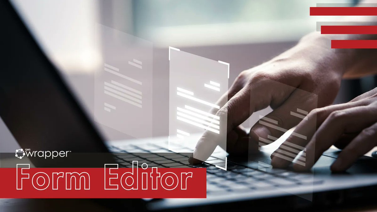 Customize forms effortlessly with qmsWrapper's intuitive Form Editor ...