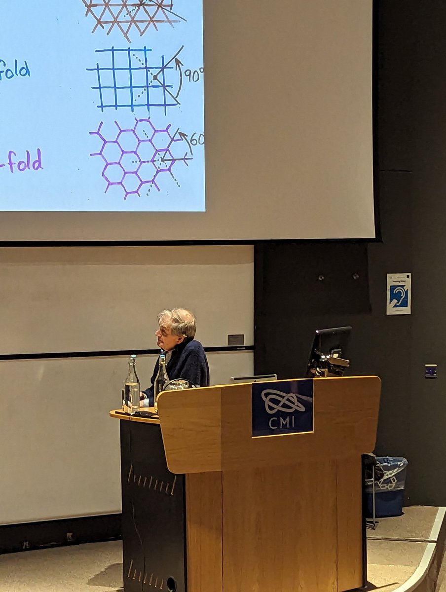 CurlyFriedMaxMH's tweet photo. My day so far at #HatFest! Got to see the legendary Sir Roger Penrose and may have taken the hat theme a little too literally... https://t.co/7kmijSxMUU