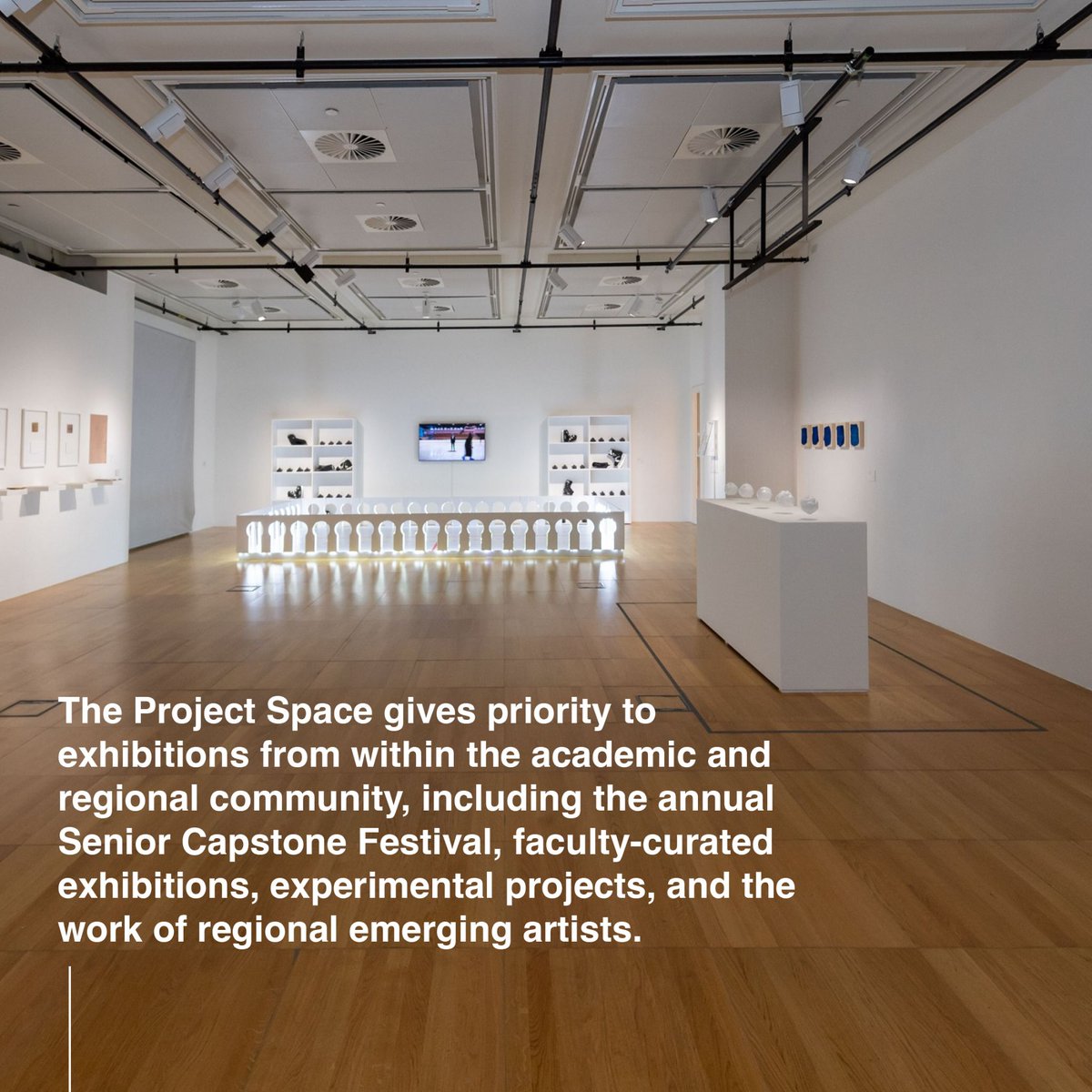 NYUADArtGallery's tweet photo. #TheProjectSpace is a non-commercial auxiliary exhibition space dedicated to Abu Dhabi community projects, supported by the museum-trained staff of The #NYUADArtGallery. The Project Space is vital to The NYUAD Art Gallery's identity as an experimental & non-profit art gallery. https://t.co/eqXlYWVeSJ
