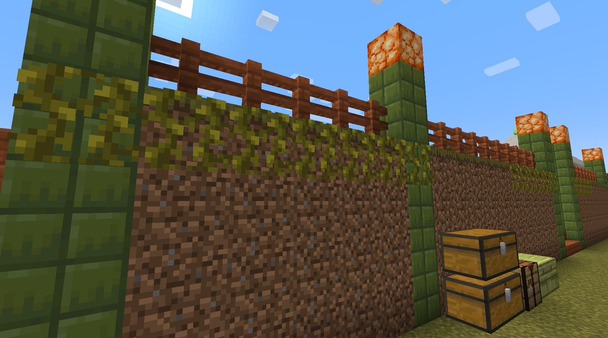 ComanHoliday's tweet photo. #Minecraft #QuarkMod 
苔ブロックと違って貼っつけておけば勝手に増えるから
楽なんだよねぇツタｗ https://t.co/aTYONNrRlN