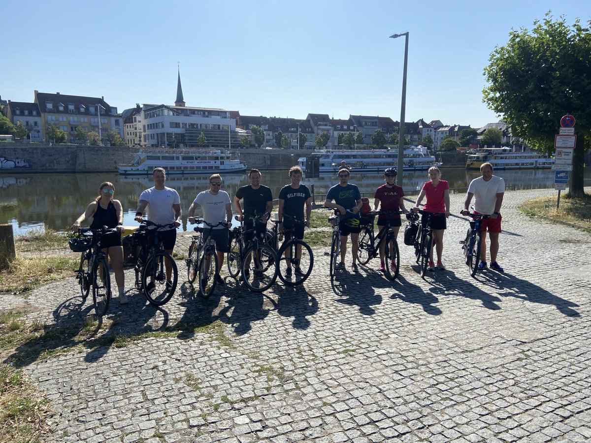 GroupSeibel's tweet photo. This week, we had our annual group trip! We went to Gräfendorf by bike (55 km), enjoyed the afternoon with kayaking on the river Saale, and stayed on a camp site. ⛺️ Next day, back to Würzburg 🚲 https://t.co/ZryG1En179