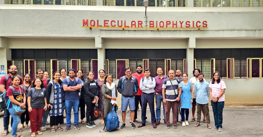 Samrat Mukhopadhyay (@samratlabmohali) on Twitter photo Today I had an absolutely exciting visit & invigorating discussions with students & faculty <a href="/MBU_IISc/">Molecular Biophysics Unit, IISc</a>. I spoke for > 2 h & enjoyed brilliant questions from MBU students & faculty. Students also made terrific presentations. A group photo with phase separation aficionados at IISc: Today I had an absolutely exciting visit & invigorating discussions with students & faculty <a href="/MBU_IISc/">Molecular Biophysics Unit, IISc</a>. I spoke for > 2 h & enjoyed brilliant questions from MBU students & faculty. Students also made terrific presentations. A group photo with phase separation aficionados at IISc:
