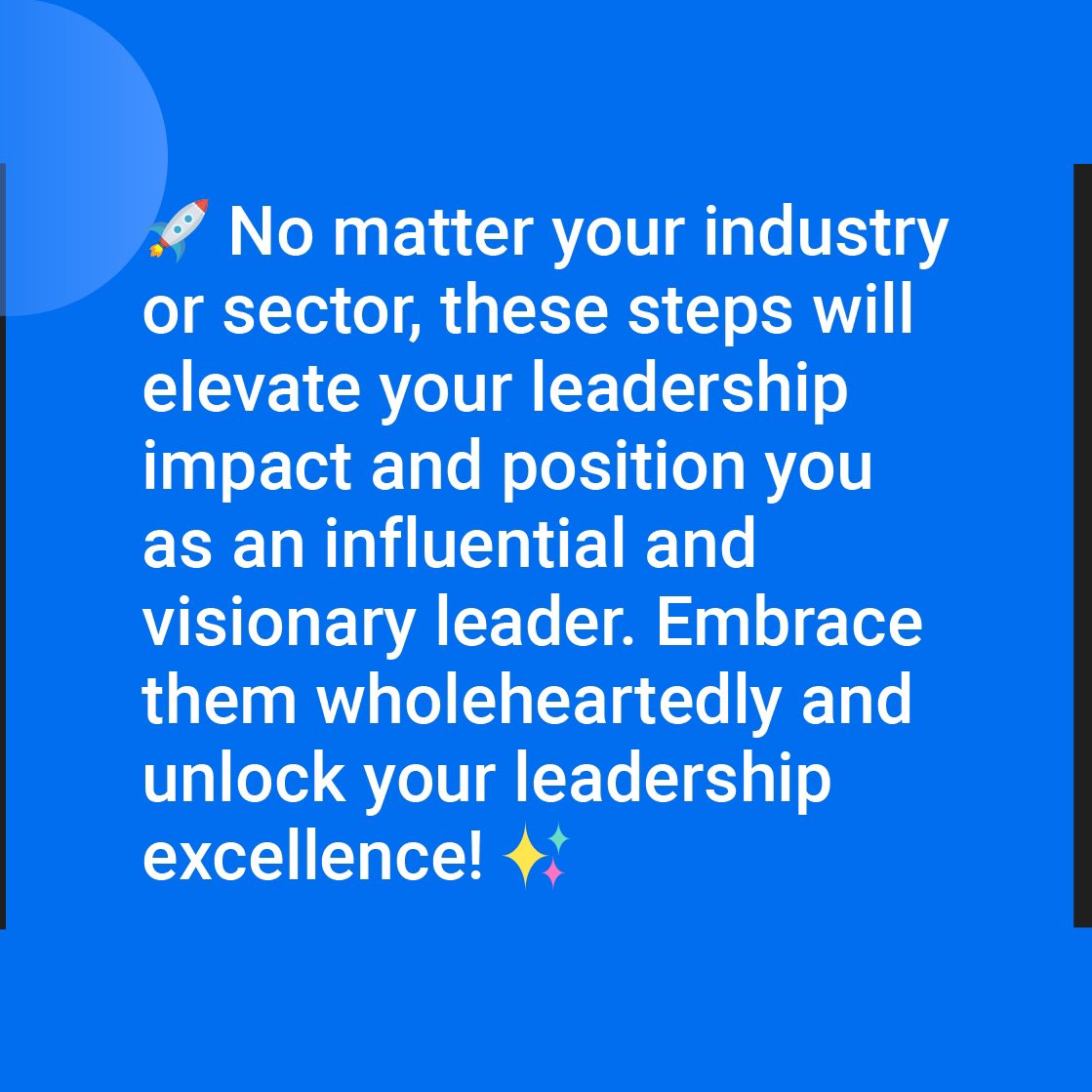 PoojaBagri's tweet photo. 🚀 Ready to Elevate Your Leadership Skills? 🚀
 
Discover 5 essential steps to becoming an influential management leader:
 
#InfluentialCommunication #HighPerformingTeams #EthicalLeadership #LeadershipExcellence #poojabagri https://t.co/ojriEgNwHN