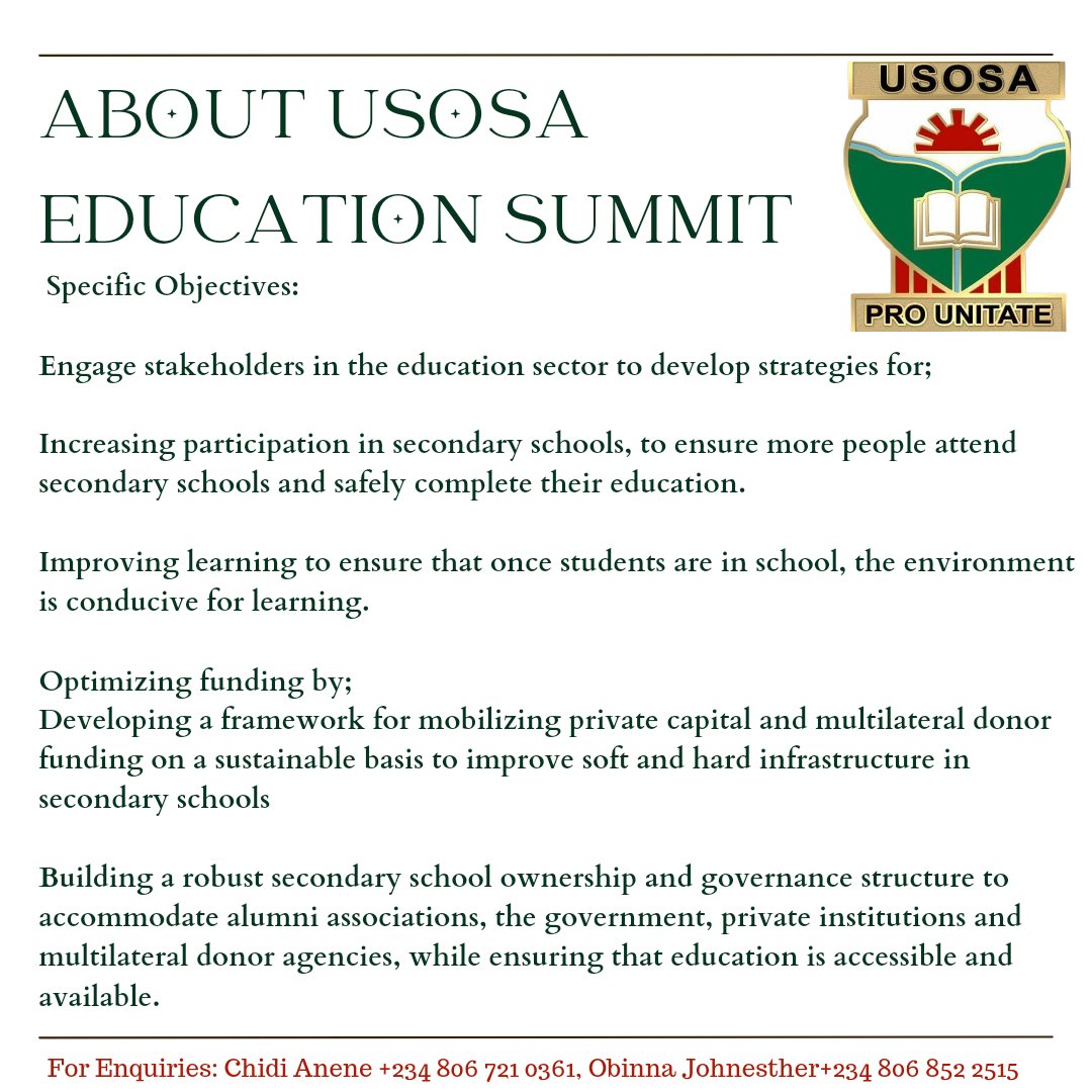 SDGRadioNG's tweet photo. The @USOSAonline (USOSA) National Education Summit with the theme "Transforming Secondary Education for the Digital Age" is underway at NAF Conference Center & Suites in Abuja.
#USOSA #Education #GlobalGoals #SDG4 #ACT4SDGs #LeaveNoOneBehind #SDGRadio #SDGRadioNG https://t.co/m32PUaeZkj