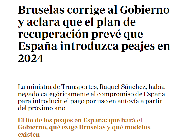 FroilLannister's tweet photo. Imaginad un país en el que se celebra un debate electoral. El candidato de la oposición saca un documento mandado por el Gobierno a Europa diciendo que el año siguiente se impondrá peajes en las carreteras y el Presidente en ese momento lo niega, junto al resto del gobierno, tachando de bulo la afirmación de la oposición. Poco después Europa confirma el documento, desmintiendo rotundamente al Presidente.

¿Qué resultados debería obtener un partido y un candidato que han mentido a sabiendas de que mentían, en pleno debate, sobre un tema que afecta así a toda la gente del país?

Sánchez ha hecho de la mentira su única forma de gobierno.