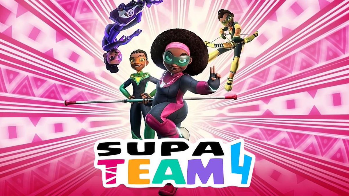 Today is the day! The first 8 episodes of Supa Team 4 have dropped on Netflix! Please go check out this amazing, kick-ass show! #SupaTeam4