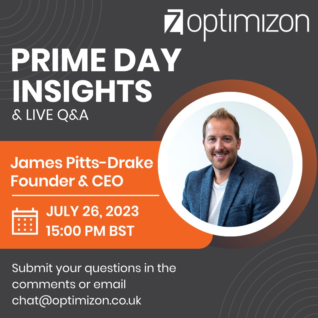 Join our CEO for a LinkedIn live event you won't want to miss!
Prime Day is a hot topic and you're invited to a unique opportunity to engage with our CEO.
#LinkedInLive #PodcastEvent #MarkYourCalendars #amazonprimeday #primeday #amazonprime #primeday2023