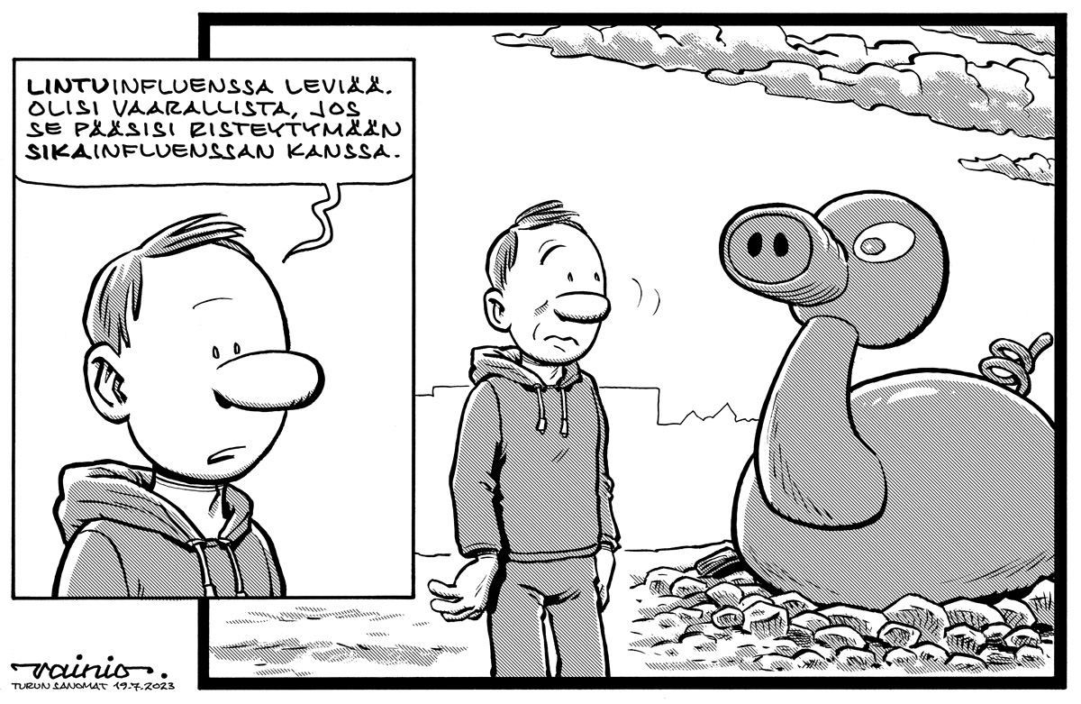 JyrkiVainio's tweet photo. Lintuinfluenssa #H5N1 . Turun Sanomat, 19.7.2023. https://t.co/n4EonIGZbM