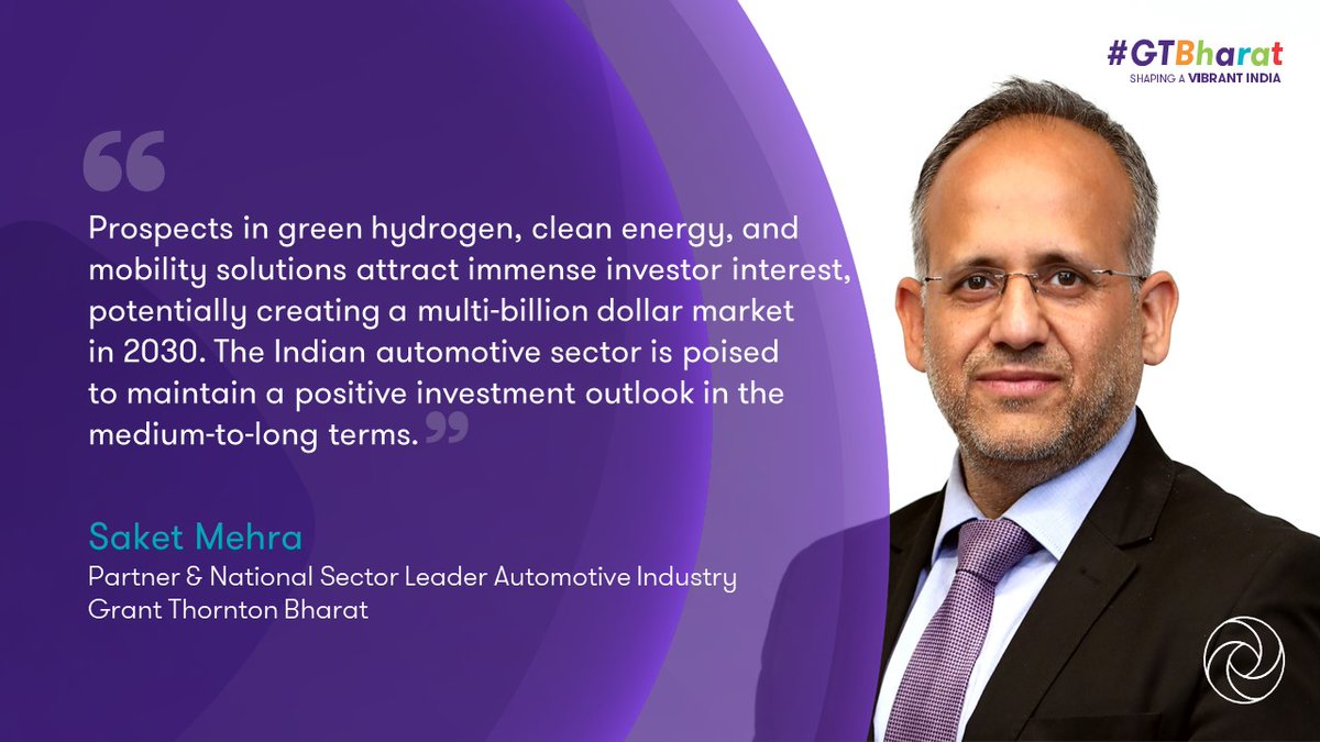 GrantThorntonIN's tweet photo. #JustReleased | #GTBharat's Automotive #Dealtracker tracks the industry's path to recovery and embracing the green future.    

To learn more, download the report: https://t.co/anrV4JQunz 

#EVRevolution #InvestmentOpportunities #CleanEnergyTransition https://t.co/i6vat4UyUV