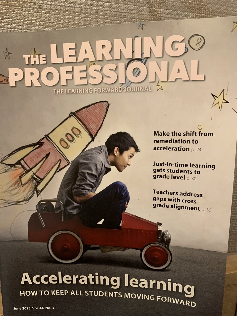 As we start our <a href="/LearningForward/">Learning Forward</a> Board Meeting, what a joy to be greeted by <a href="/MsMadrigal22/">Dr. Veronica Madrigal (She, Her, Ella)</a>’s face published in Learning Professional journal. Congratulations on your success &amp; for shining a BRIGHT light on the work at Grant ES and LBUSD. #proudtobeLBUSD