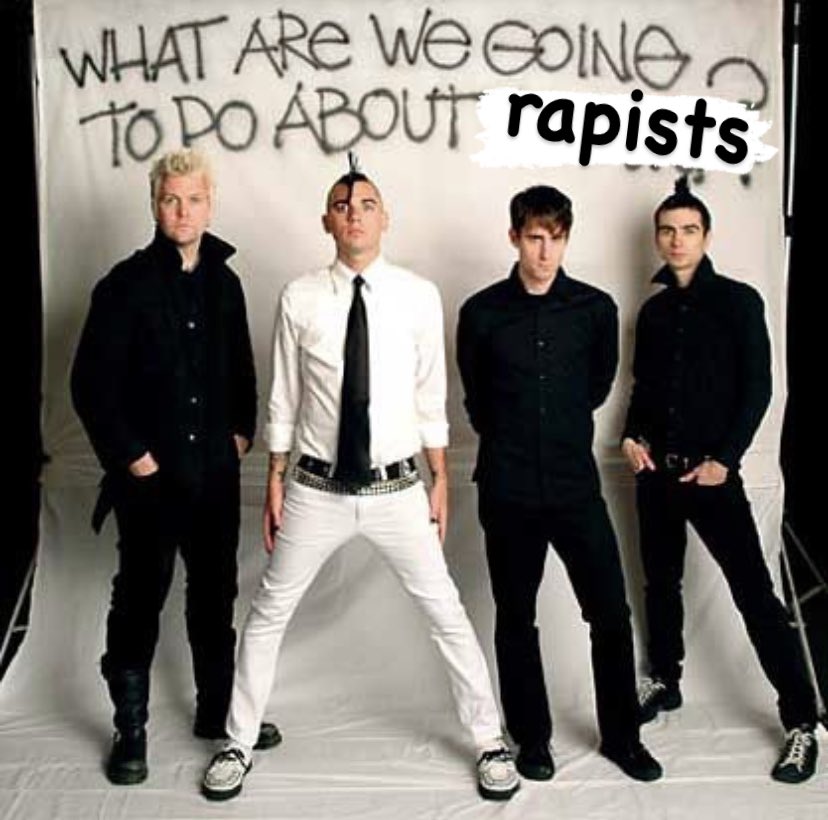 dieschonwieder's tweet photo. No rapist is safe anymore. Nowhere. Get used to it. #antiflag #punktoo https://t.co/h2lS74i3VI