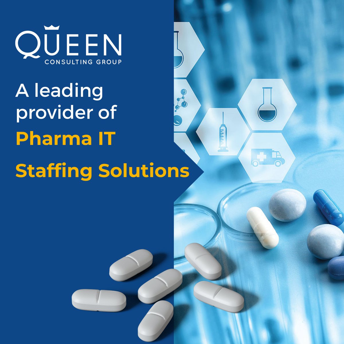 QueenConsulting's tweet photo. Looking for a reliable talent acquisition partner in the life sciences industry? Look no further! At Queen Consulting Group, a Talent Group Company, we specialize in connecting you with top professionals in the market. Our collaboration extends to various sectors including… https://t.co/s5hDmMW2Bx