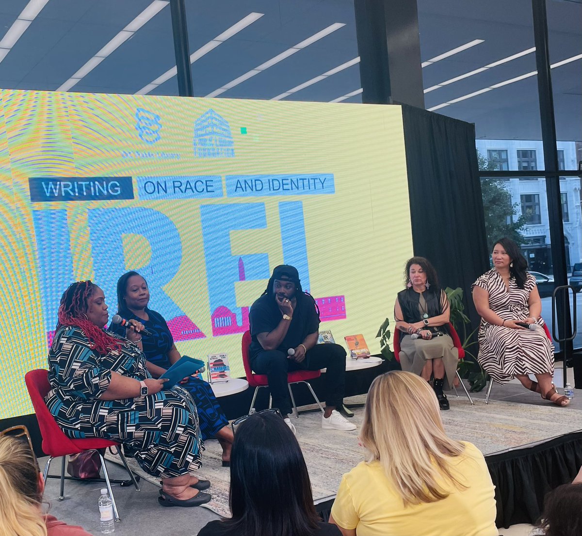 amandalah's tweet photo. #irel23 About last night! What an amazing evening we had @dcpubliclibrary &amp; @LoveDCLibrary @SonjaCherryPaul @triciaebarvia @RedClayEd @JasonReynolds83 @Boss_Librarian @CaroleLindstrom This penal was 🔥! Thank you for you gave #caregivers #parents #teachers #librarians #educators https://t.co/LCopbFkmxA